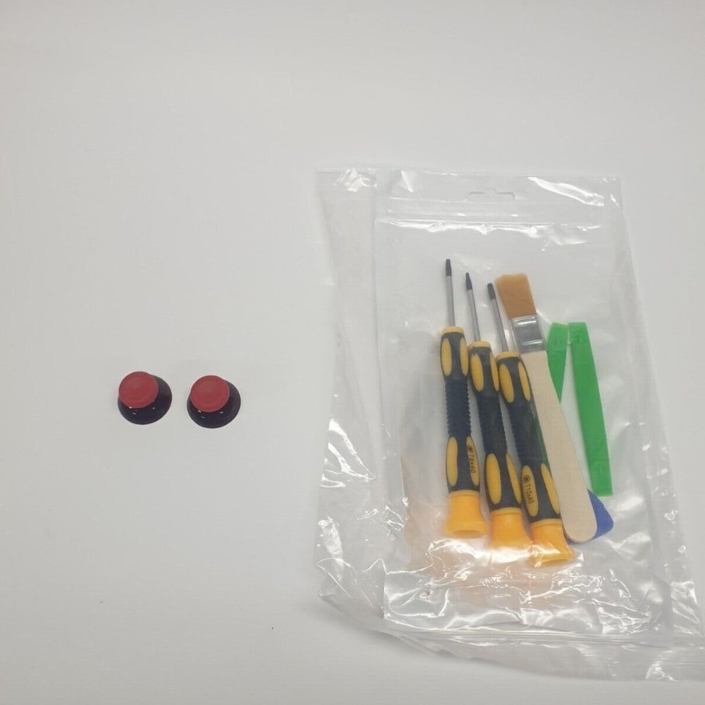 XBOX 360 One Series S/X Red/Black Analog Thumb Sticks And Controller Tools